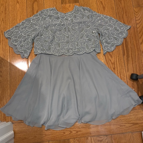 ASOS Pearl Mini Dress - size 4 - Picture 4 of 9